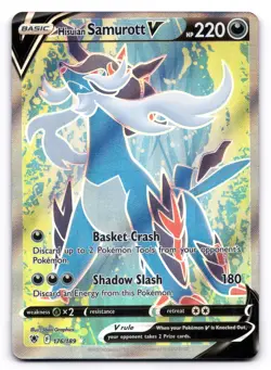 Hisuian Samurott V NM 176/189 Astral Radiance Pokemon TCG Holo - Image 1