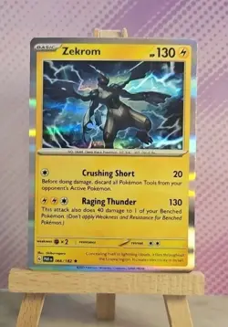 Pokemon TCG: Zekrom (Holo) 066/182 - Paradox Rift - NM Condition - Image 1