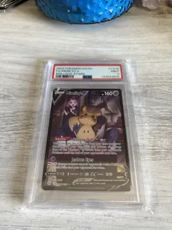 2022 POKEMON SWORD & SHIELD BRILLIANT STARS #TG16 FULL ART/MIMIKYU V PSA 9 - Image 2