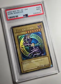 2002 YU-GI-OH! Dark Magician SDY-006 PSA 9 - Image 2