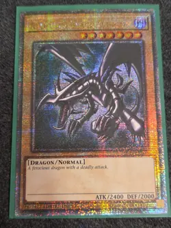 Yugioh Red-Eyes Black Dragon Limited Ed Quarter Century Secret TN23-EN003 NM - Image 1
