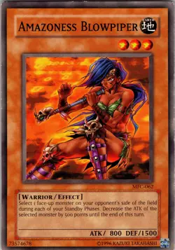 Yu-Gi-Oh TCG Amazoness Blowpiper MFC-062 Unlimited Regular Common LP-NM - Image 1