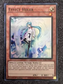 Yugioh Effect Veiler RA01-EN003 Super Rare 1st Edition NM - Image 1