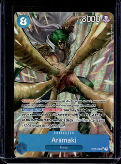 2024 One Piece Wings of The Captain Aramaki Super Rare Alternate Art #OP06-043 - Image 1
