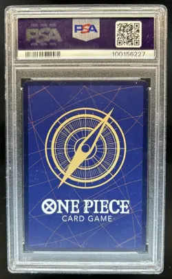 2024 One Piece Two Legends Silvers Rayleigh Secret Rare #OP08-118 PSA 10 - Image 2