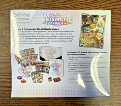 Prismatic Evolutions ETB Elite Trainer Box Pokemon TCG Sealed In Hand Fast Ship! - Image 2