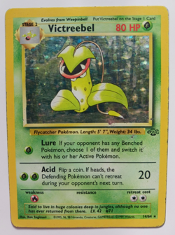 Victreebel Pokemon Card Holo WOTC 14/64 Jungle Set Rare Vintage 1999 MP - Image 1