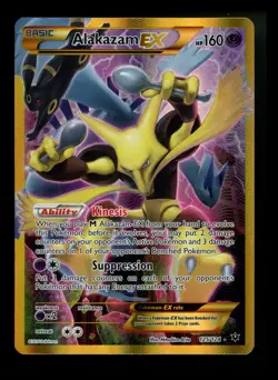 Alakazam 125/124 XY Fates Collide 2016 Secret Rare Holo Pokemon Card TCG - Image 1