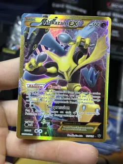 Alakazam 125/124 XY Fates Collide 2016 Secret Rare Holo Pokemon Card TCG - Image 3