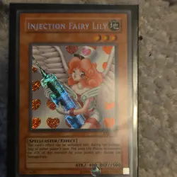 Konami Injection Fairy Lily LOD-100 Legacy of Darkness Holo Effect Card - Image 1