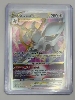 Arceus VSTAR - 123/172 Brilliant Stars Pokemon Ultra Rare TCG CCG Card Game - Image 2