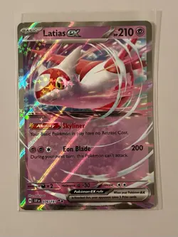 Latias ex - Double Rare SV08: Surging Sparks 076/191 NM Pokemon Card - Image 1