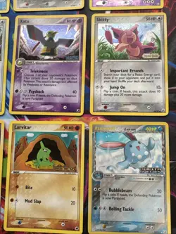 Vintage Pokemon Card Lot Of 9 Holo MP-Damaged Mid Era Crystal Guardians - Image 3