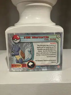 Wartortle 8 Topps Series 1 TV Animation Blue Logo Pokemon Card - Image 2