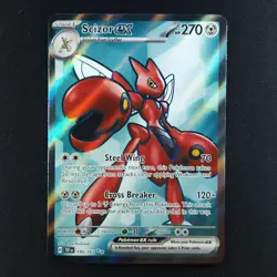 Scizor ex 195/162 - Temporal Forces - Pokemon Card - Image 1