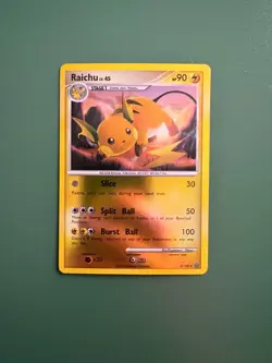 LP/NM Raichu 8/100 Reverse Holo Rare Majestic Dawn 2008 Pokemon Card - Image 1