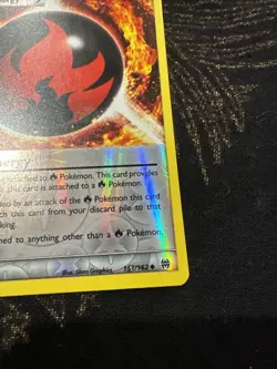 Burning Energy 151/162 Reverse Holo Uncommon Breakthrough Pokemon Card - Image 2
