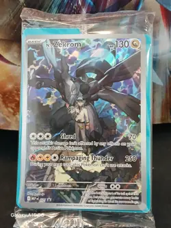 N's Zekrom 031 Sealed Promo Ascended Heroes ETB Pokemon Card And Dividers - Image 2