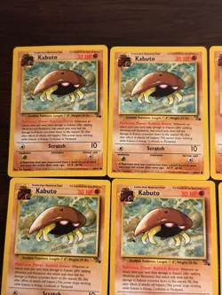 Vintage Pokemon Cards - Kabuto Common Fossil Set 50/62 LP - Image 2