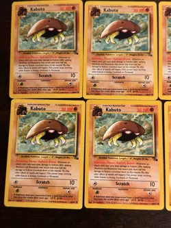 Vintage Pokemon Cards - Kabuto Common Fossil Set 50/62 LP - Image 3