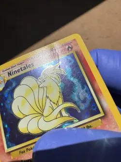 Ninetales Base Set Holo Unlimited Holo Rare 1999 Pokemon TCG Card 12/102 HP - Image 2