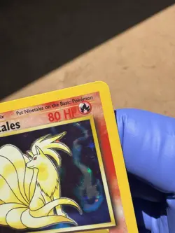 Ninetales Base Set Holo Unlimited Holo Rare 1999 Pokemon TCG Card 12/102 HP - Image 3