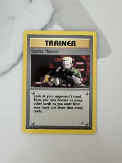 Pokemon Card WOTC TCG 1999 Vintage Gym Heroes LT Surge's Secret Mission - Image 1