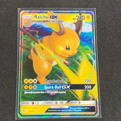 Raichu GX - 20/68 - Ultra Rare - Hidden Fates - Pokemon Card - NM/M - Image 1