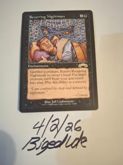 MTG Recurring Nightmare - Exodus - Reserved List - bigedude - Image 1