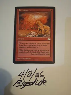 MTG Firestorm - Weatherlight - Reserved List - bigedude - Image 1