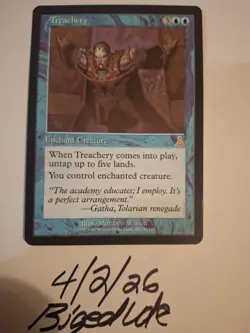 MTG Treachery - Urza's Destiny - Reserved List - bigedude - Image 1