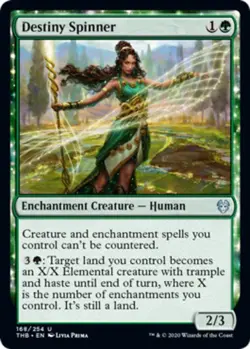 MTG Destiny Spinner - Foil, Theros Beyond Death, Lightly Played, English - Image 1