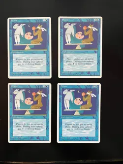 X 4 - MTG - Stasis - 4th Edition - All Near Mint - Image 1