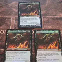 1x Demon of Death's Gate Mtg M11 Foil LP - Image 1