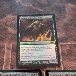 1x Demon of Death's Gate Mtg M11 Foil LP - Image 2