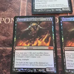 1x Demon of Death's Gate Mtg M11 Foil LP - Image 3