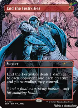 EN - Foil - End the Festivities - 2503 - SLD - NM - Image 1