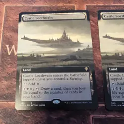 1x Castle Locthwain Mtg Throne of Eldraine Extended Art NM - Image 2