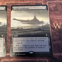 1x Castle Locthwain Mtg Throne of Eldraine Extended Art NM - Image 3