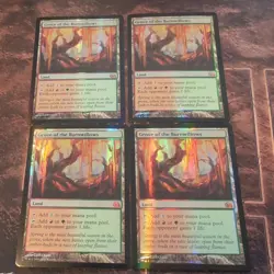 1x Grove of the Burnwillows Mtg From the Vault Realms Foil LP - Image 1