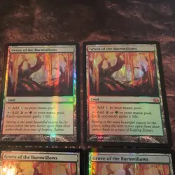 1x Grove of the Burnwillows Mtg From the Vault Realms Foil LP - Image 2