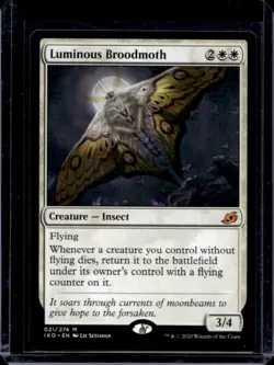 2020 Magic Ikoria Lair of Behemoths Luminous Broodmoth Prerelease Promos 021/274 - Image 1