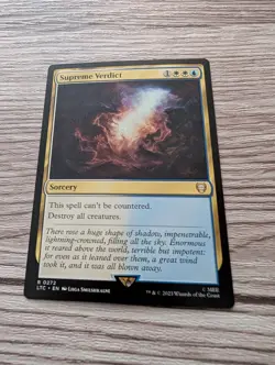 1x MTG Supreme Verdict NM Normal R Commander: The Lord of the Rings - Image 1
