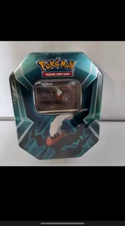 Sealed Pokemon TCG Triple Whammy Collector Tin Darkrai Booster Packs Sealed - Image 3