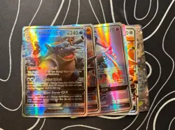 Pokemon GX Holo Card Lot Entei Tapu Lele Aggron Alolan Ninetales Blastoise - Image 2