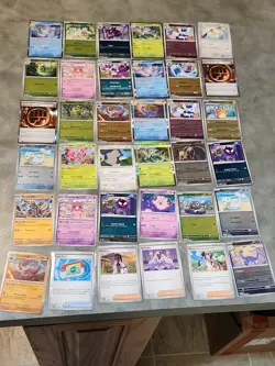 Pokemon Perfect Order Card Lot of 36 poke pad clearly meowstic dewgong - Image 1