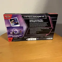 Pokemon TCG: Cynthia’s Garchomp ex Premium Collection box Sealed - Image 2