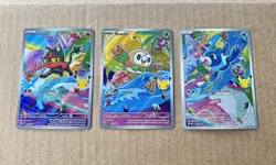 Pokemon 2026 First Partner Illustration Collection Series 1 Promos Set 43-45 - Image 1