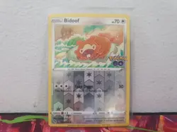 Bidoof (Peelable Ditto) 059/078 Pokemon Go Reverse Holo NM/M - Image 3