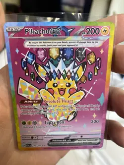 Pokemon Pikachu ex 277/217 SIR Ascended Heroes NM-M Fresh Pull - Image 2